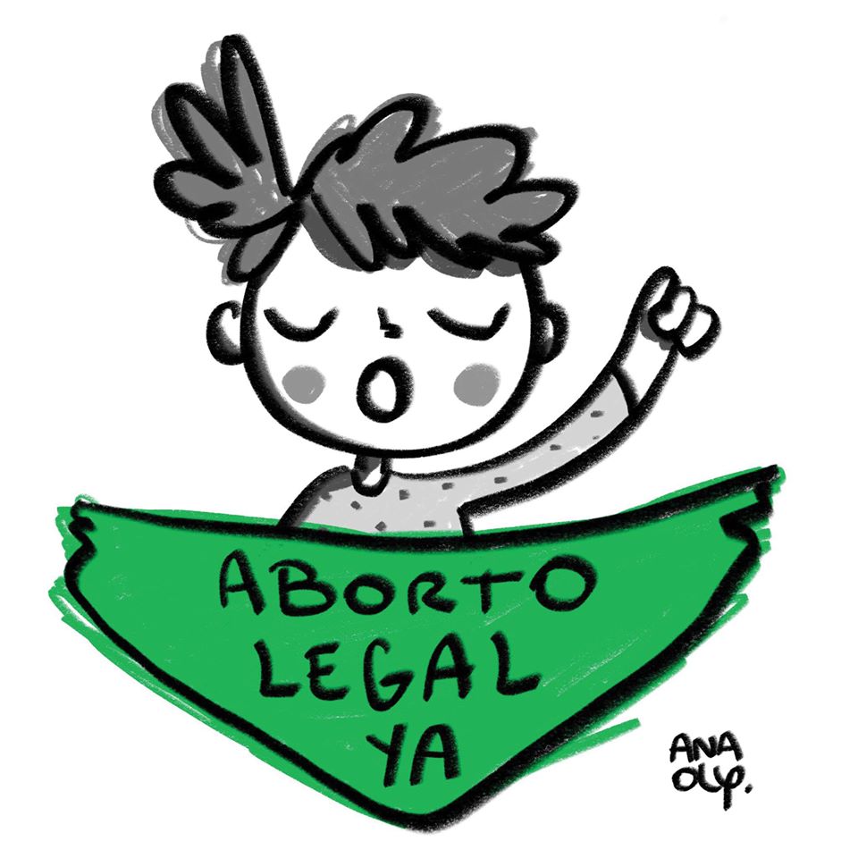 Línea Peluda: dibujantas unidas por el aborto legal, seguro y gratuito -  Vamos!
